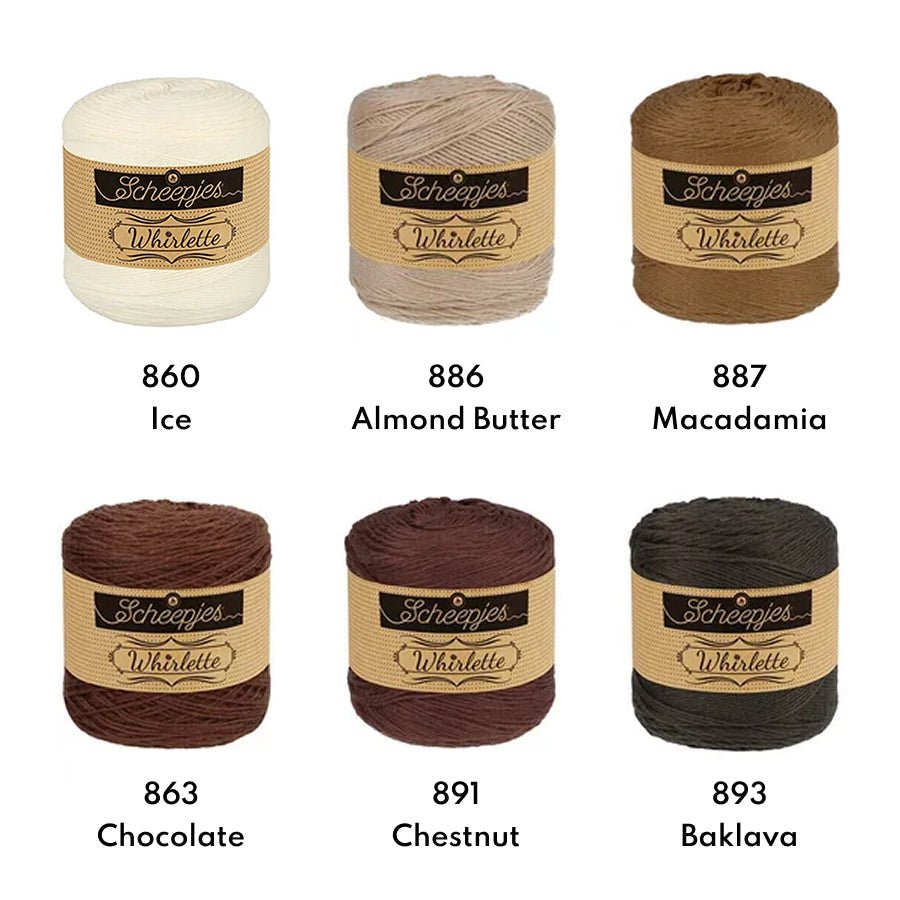 Scheepjes Whirlette 100g 851 Liquorice | Knitting yarn shop / dzijas veikals