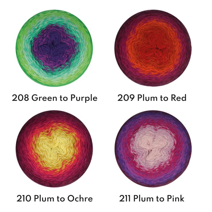 Scheepjes Whirligig, 450g 200 Grey to Ochre | Knitting yarn shop / dzijas veikals