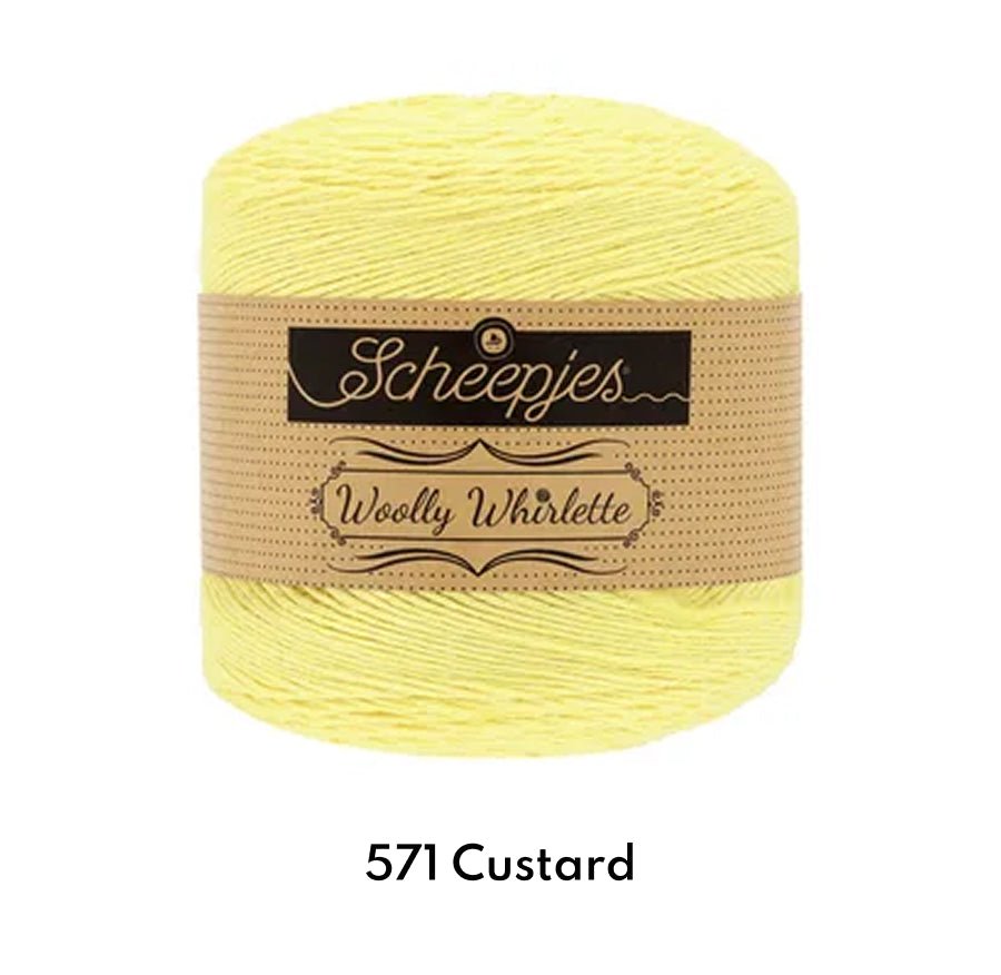 Scheepjes Woolly Whirlette 100g 570 Green Tea | Knitting yarn shop / dzijas veikals