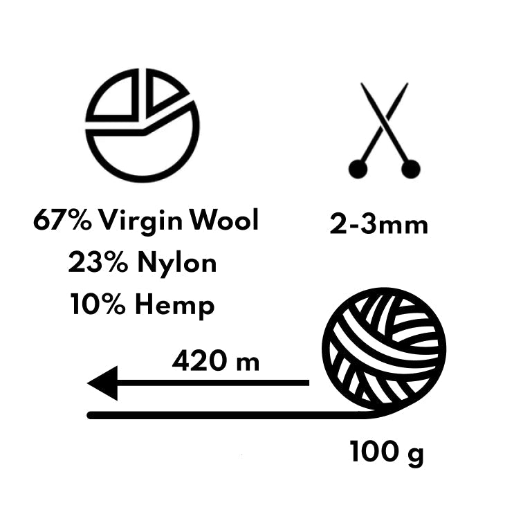 SCHOPPEL Admiral Hanf Yarn 2371_ Red Ochre | Knitting yarn shop / dzijas veikals