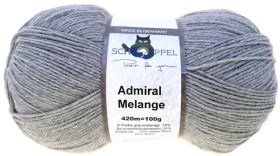 Schoppel Admiral sock yarn Melange 9220m Light Grey Blend/Light Grey | Knitting yarn shop / dzijas veikals