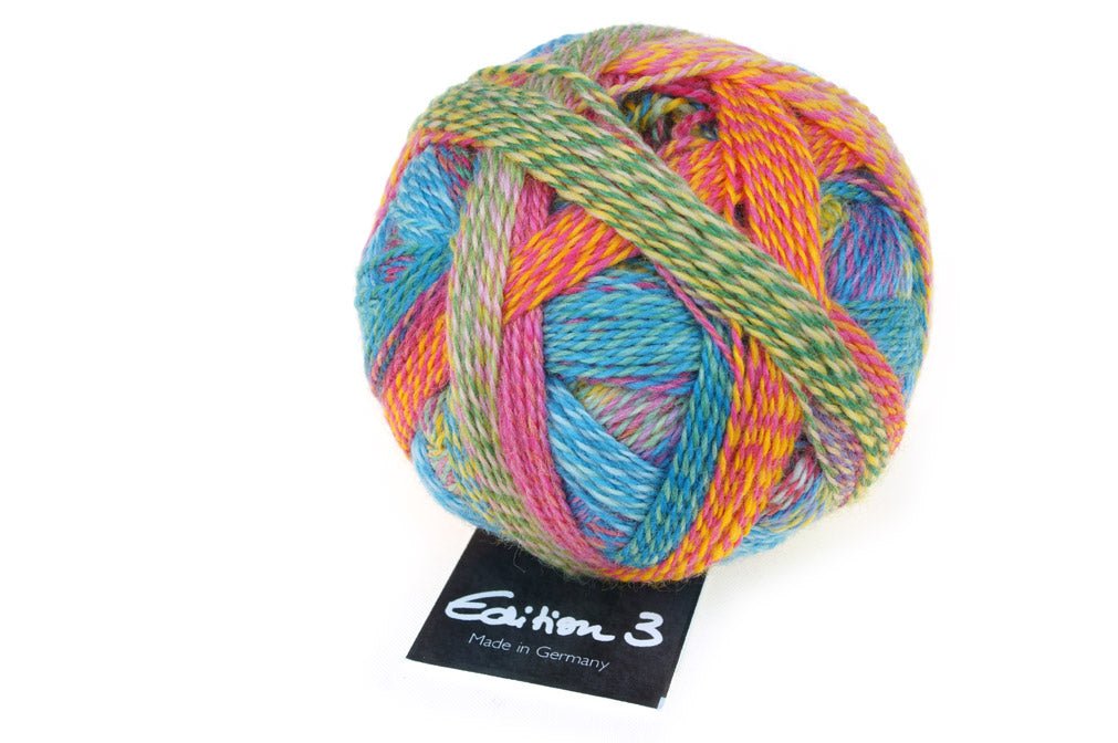 Schoppel Edition 3 100% extra - fine merino wool Yarn 2296_English Garden | Knitting yarn shop / dzijas veikals