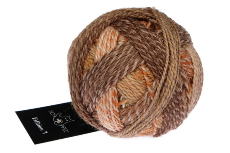 Schoppel Edition 3 100% extra - fine merino wool Yarn 2710_ Nutcracker | Knitting yarn shop / dzijas veikals