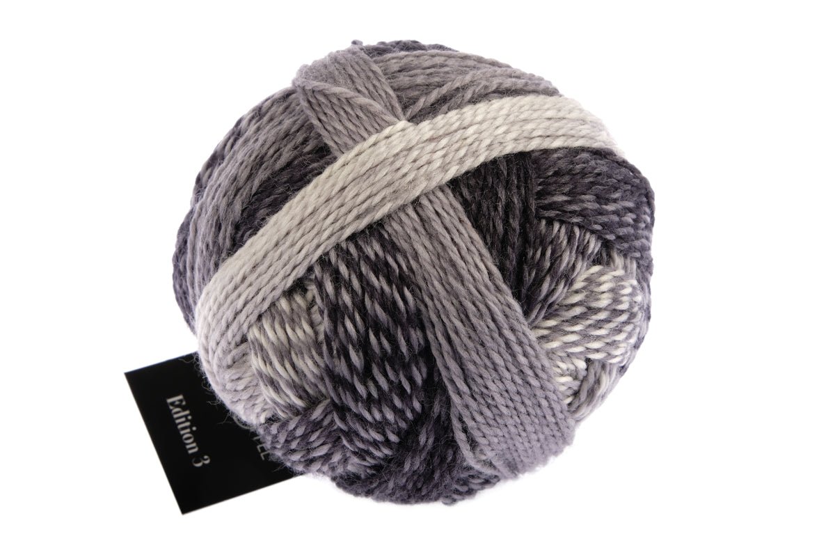 Schoppel Edition 6 Extra - Fine Merino Wool Yarn 2100_Domino | Knitting yarn shop / dzijas veikals