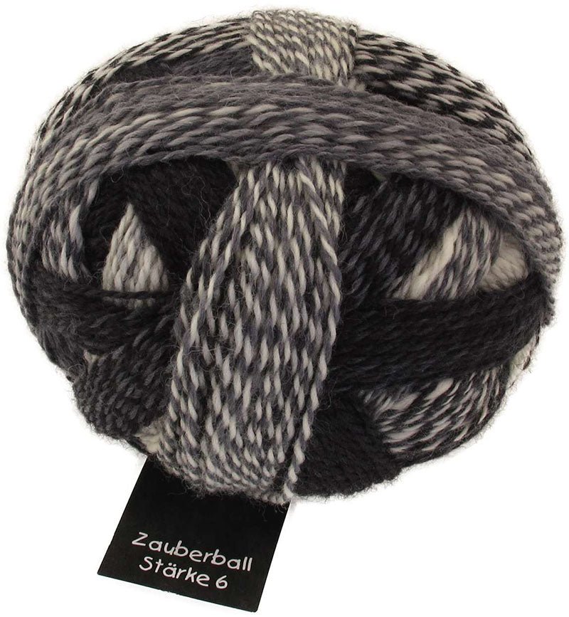 SCHOPPEL Zauberball® Stärke 6 2100_Domino | Knitting yarn shop / dzijas veikals