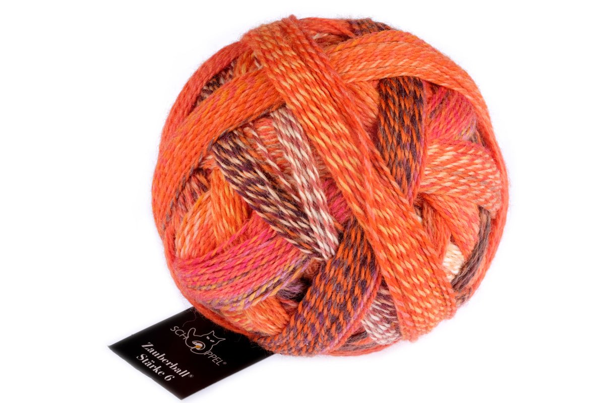 SCHOPPEL Zauberball® Stärke 6 2472_Orangery | Knitting yarn shop / dzijas veikals