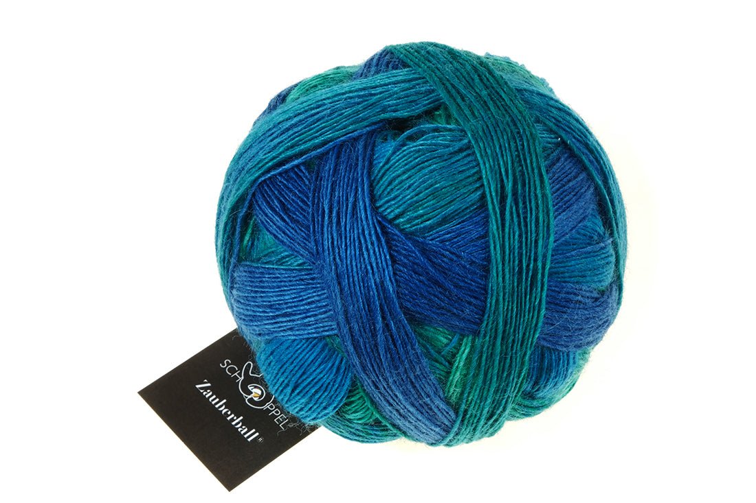 SCHOPPEL Zauberball® Yarn 2360__Grinding Turquoise | Knitting yarn shop / dzijas veikals