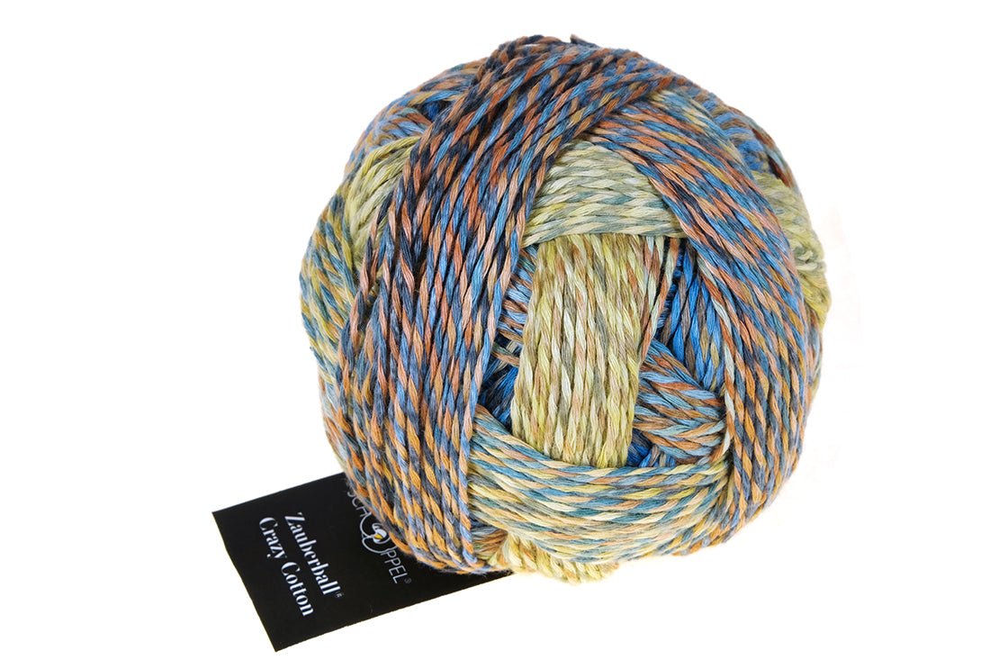 Schoppel Zauberball®Crazy Cotton Color Gradient Yarn 2366_Bedrock | Knitting yarn shop / dzijas veikals