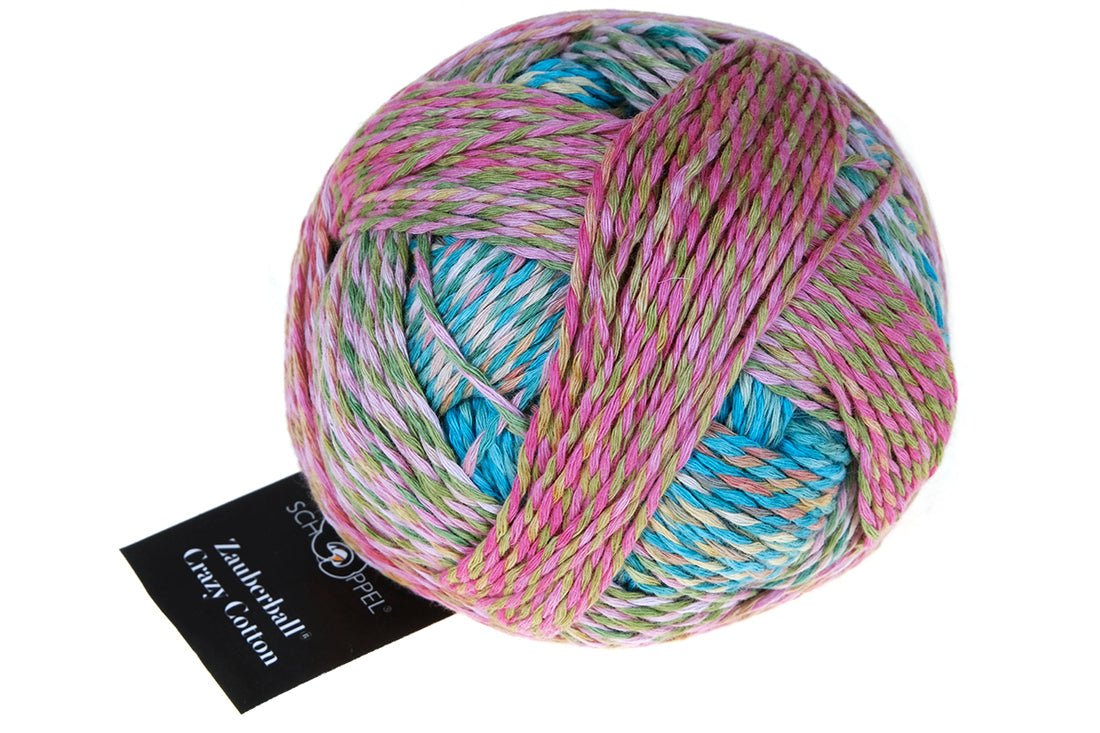 Schoppel Zauberball®Crazy Cotton Color Gradient Yarn 2367_Summer's Tale | Knitting yarn shop / dzijas veikals