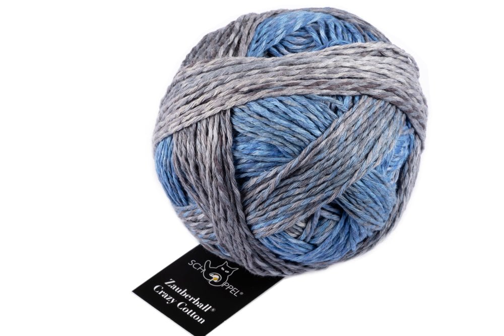 Schoppel Zauberball®Crazy Cotton Color Gradient Yarn 2390_Sea And More | Knitting yarn shop / dzijas veikals