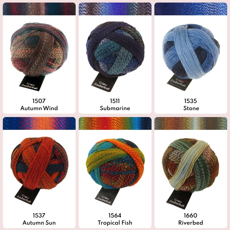 Schoppel Zauberball®Crazy Yarn 1507_Autumn Wind | Knitting yarn shop / dzijas veikals