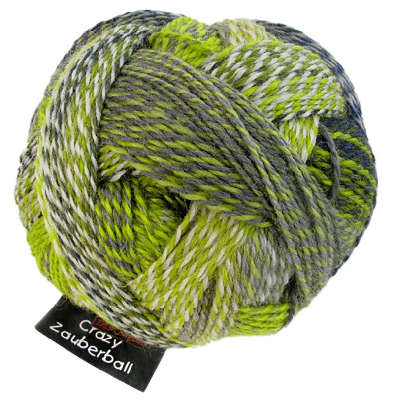 Schoppel Zauberball®Crazy Yarn 2204_Green Week | Knitting yarn shop / dzijas veikals
