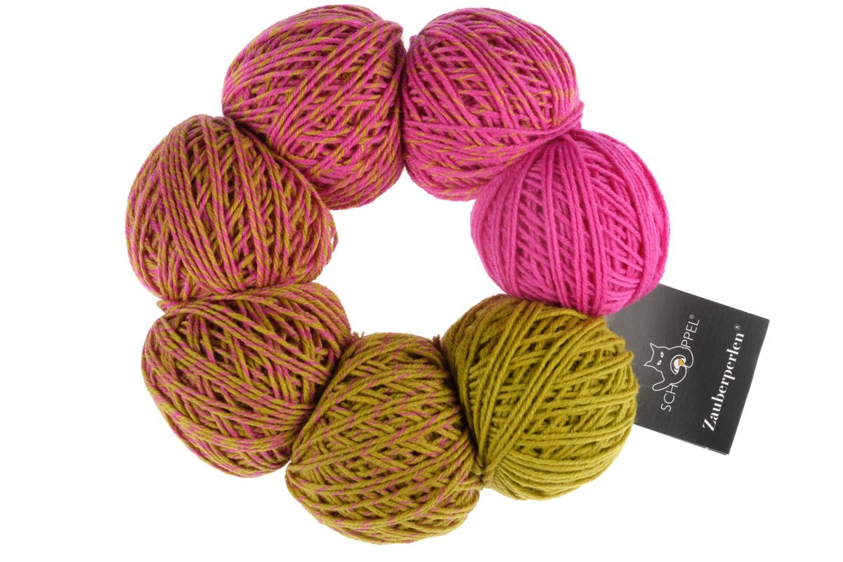 SCHOPPEL Zauberperlen® Merino Wool Yarn 2461_Vivo | Knitting yarn shop / dzijas veikals