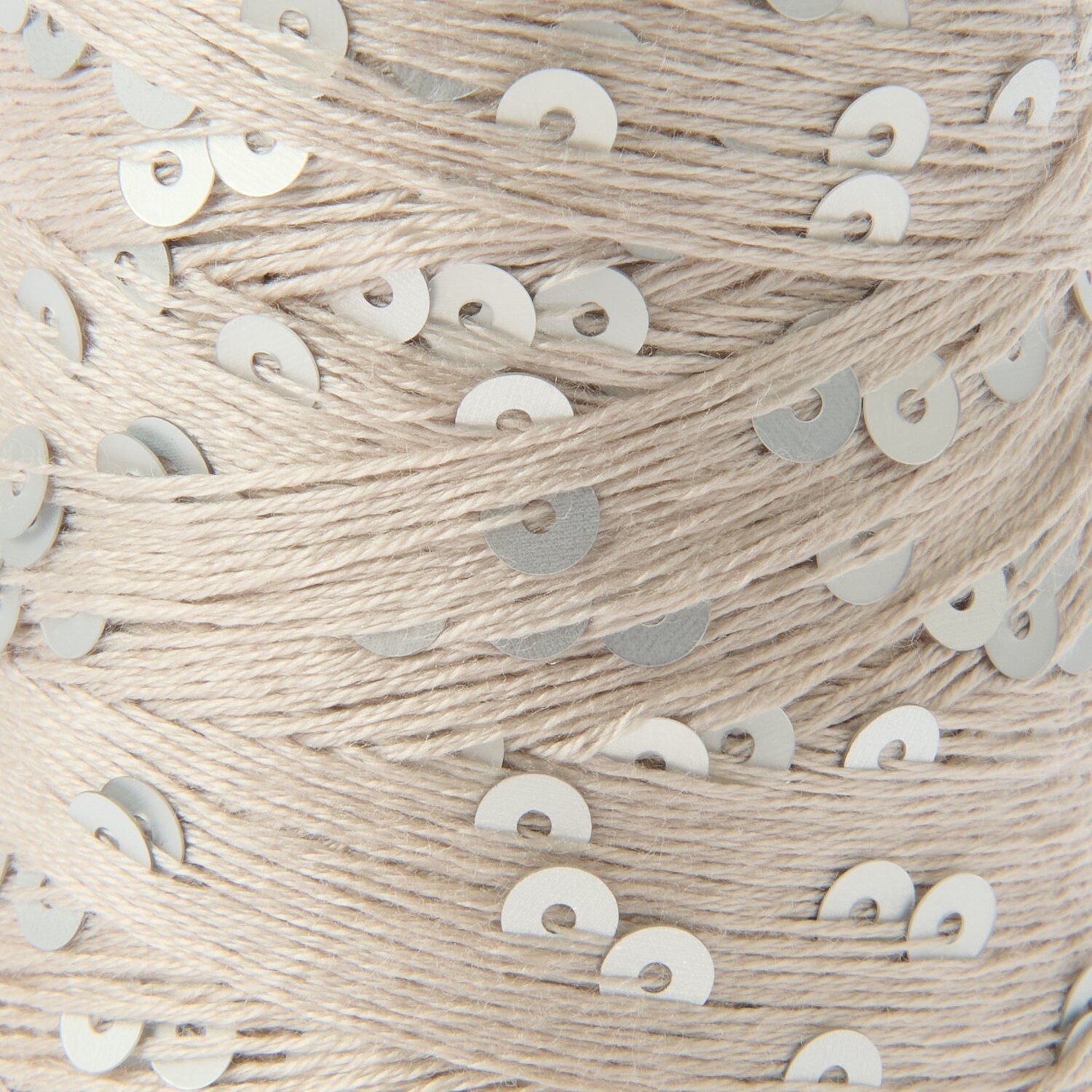 Sequin Effect Yarn – Sparkle Yarn for Knitting & Crochet 001 silver | Knitting yarn shop / dzijas veikals