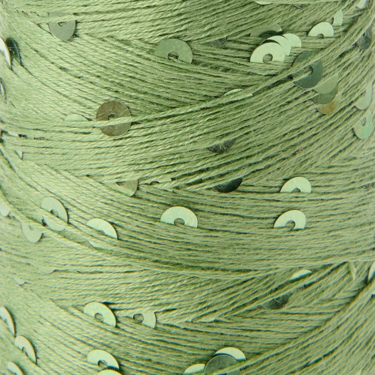 Sequin Effect Yarn – Sparkle Yarn for Knitting & Crochet 002 green | Knitting yarn shop / dzijas veikals