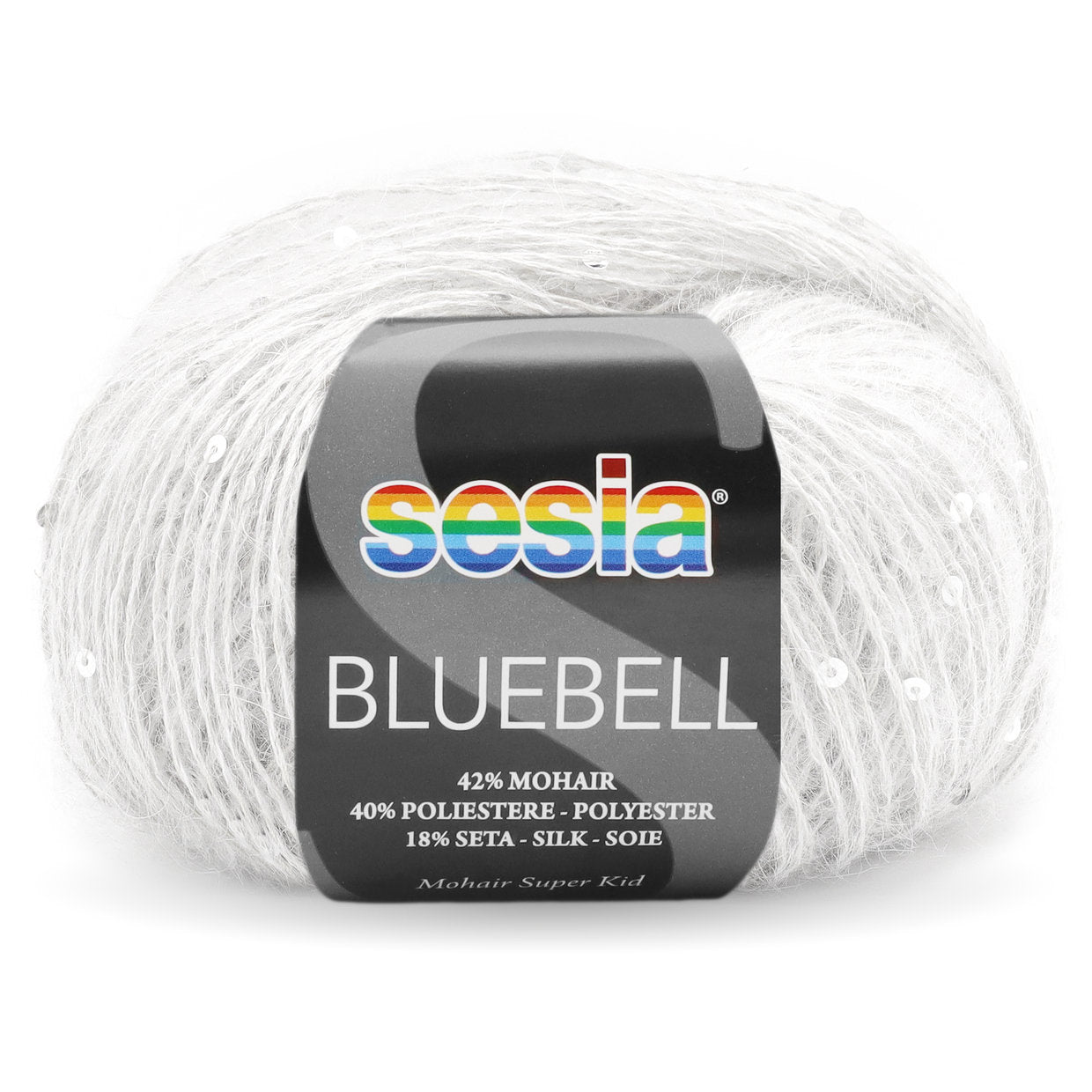 SESIA Bluebell 0051 BIANCO | Knitting yarn shop / dzijas veikals