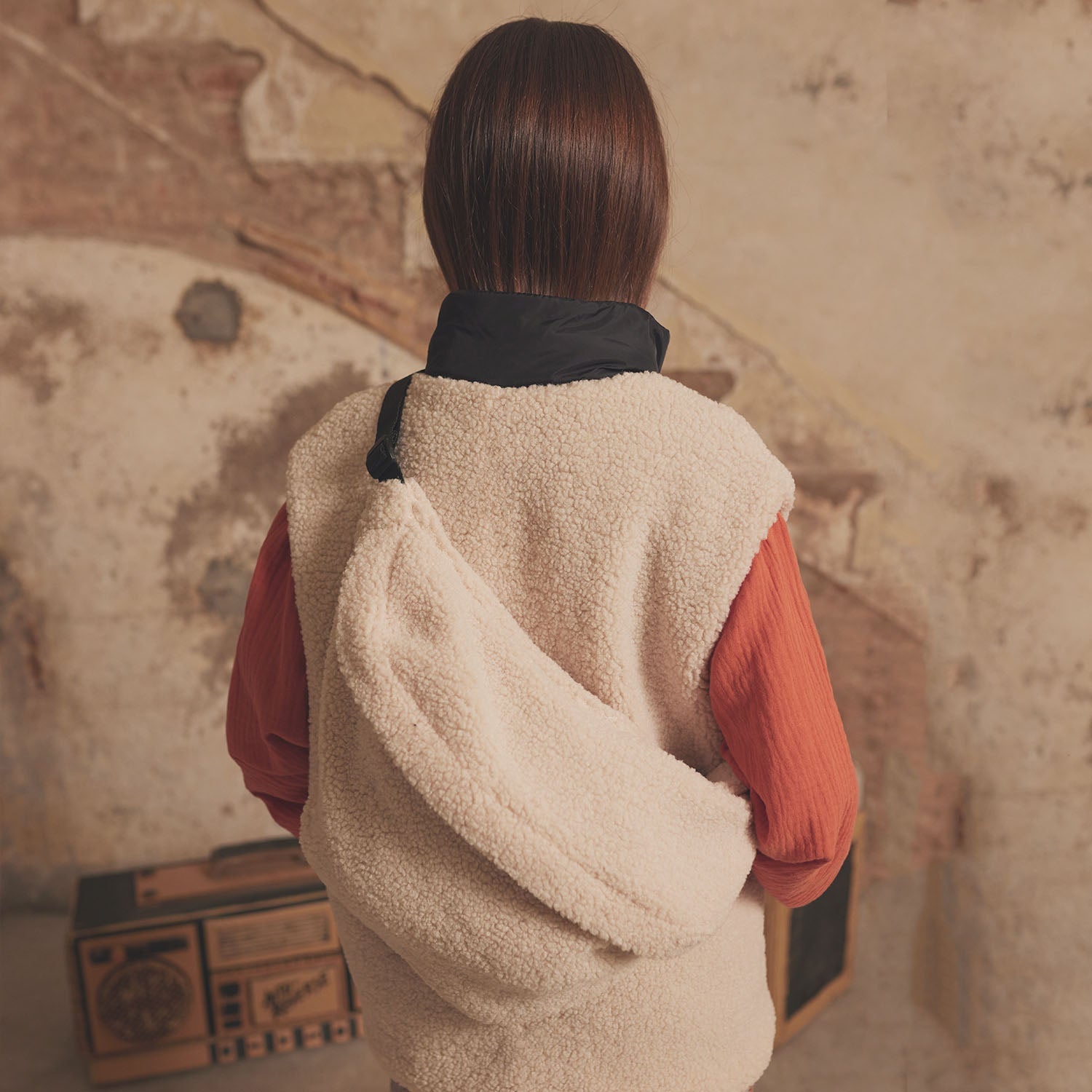 SHERPA FABRIC Pink, 100% Polyester, 150cm - 320gr/mt2, per meter | Knitting yarn shop / dzijas veikals