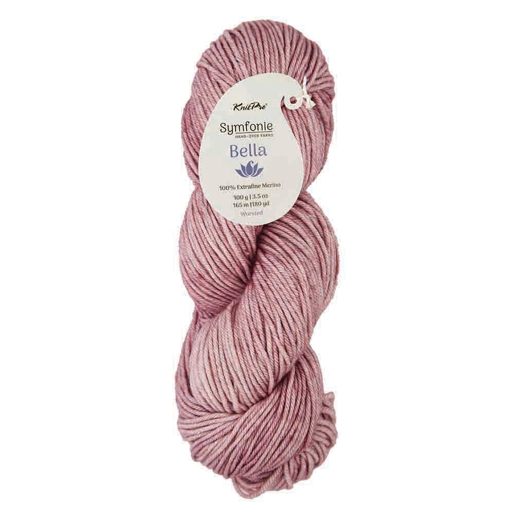 Symfonie Bella Semisolid – Hand-Dyed Superwash Merino Yarn SS4003 Pink Sandstone | Knitting yarn shop / dzijas veikals