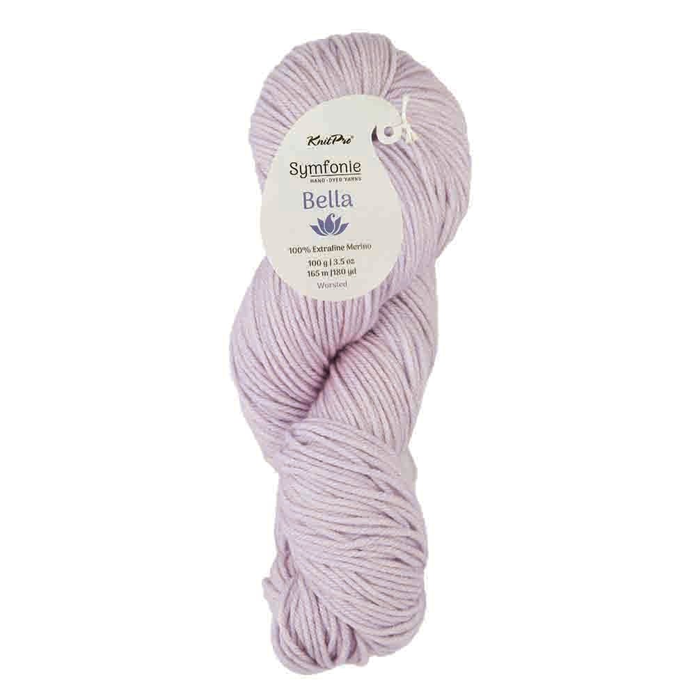 Symfonie Bella Semisolid – Hand-Dyed Superwash Merino Yarn SS4011 Lilac | Knitting yarn shop / dzijas veikals