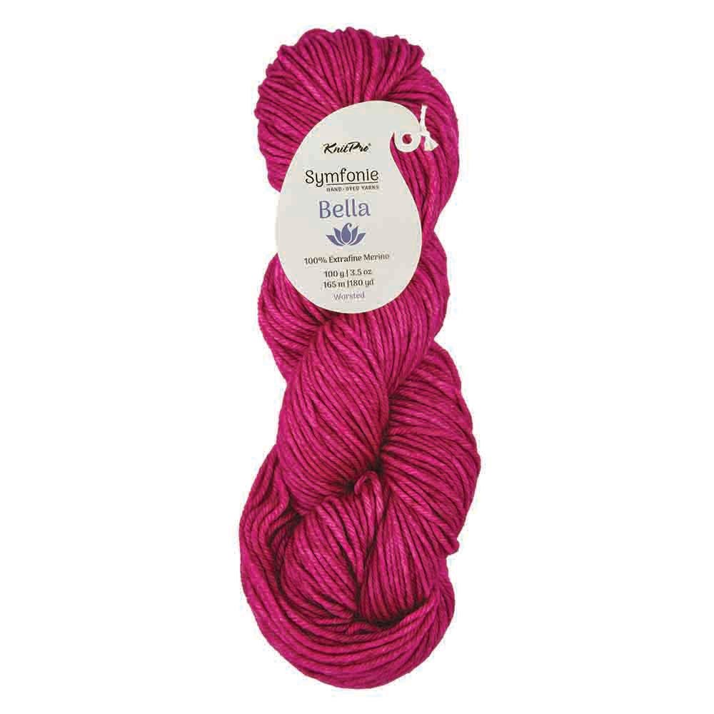 Symfonie Bella Semisolid – Hand-Dyed Superwash Merino Yarn SS4015 Wedding Pink | Knitting yarn shop / dzijas veikals