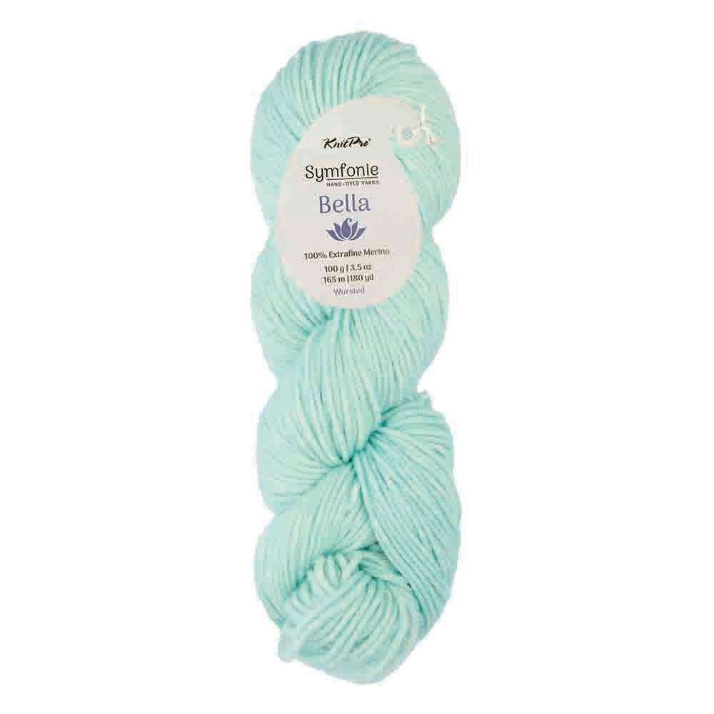 Symfonie Bella Semisolid – Hand-Dyed Superwash Merino Yarn SS4016 Lime Sorbet | Knitting yarn shop / dzijas veikals