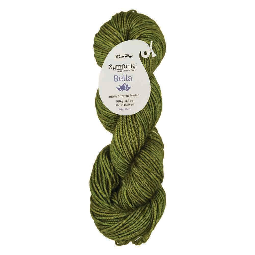 Symfonie Bella Semisolid – Hand-Dyed Superwash Merino Yarn SS4021 Rain Forest | Knitting yarn shop / dzijas veikals