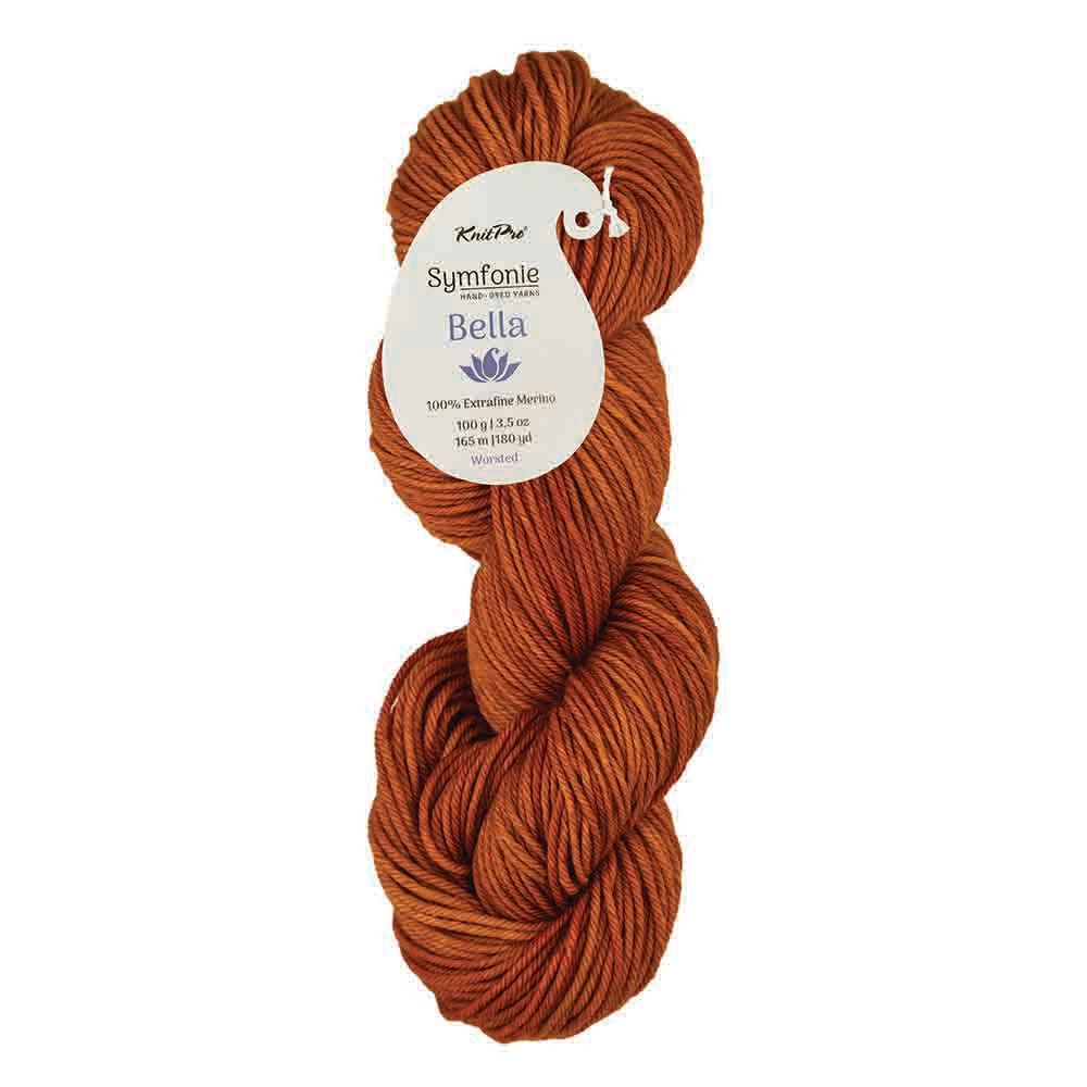 Symfonie Bella Semisolid – Hand-Dyed Superwash Merino Yarn SS4025 Sunset | Knitting yarn shop / dzijas veikals
