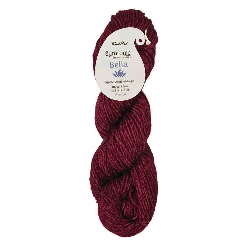 Symfonie Bella Semisolid – Hand-Dyed Superwash Merino Yarn SS4027 Dried Chiles | Knitting yarn shop / dzijas veikals
