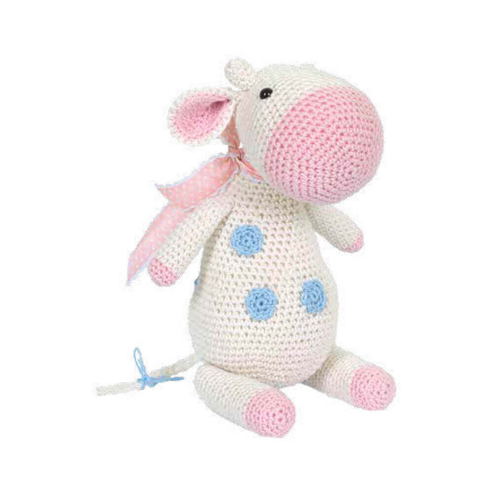 Tuva Crochet kit amigurumi Meadow the Cow | Knitting yarn shop / dzijas veikals