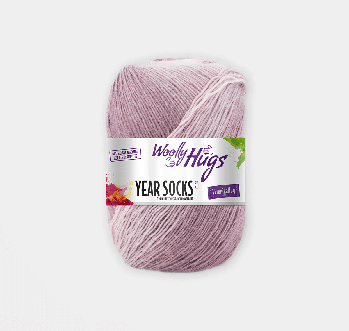 WOLLY HUGS Year Socks Yarn with Degrade Effect 01 | Knitting yarn shop / dzijas veikals