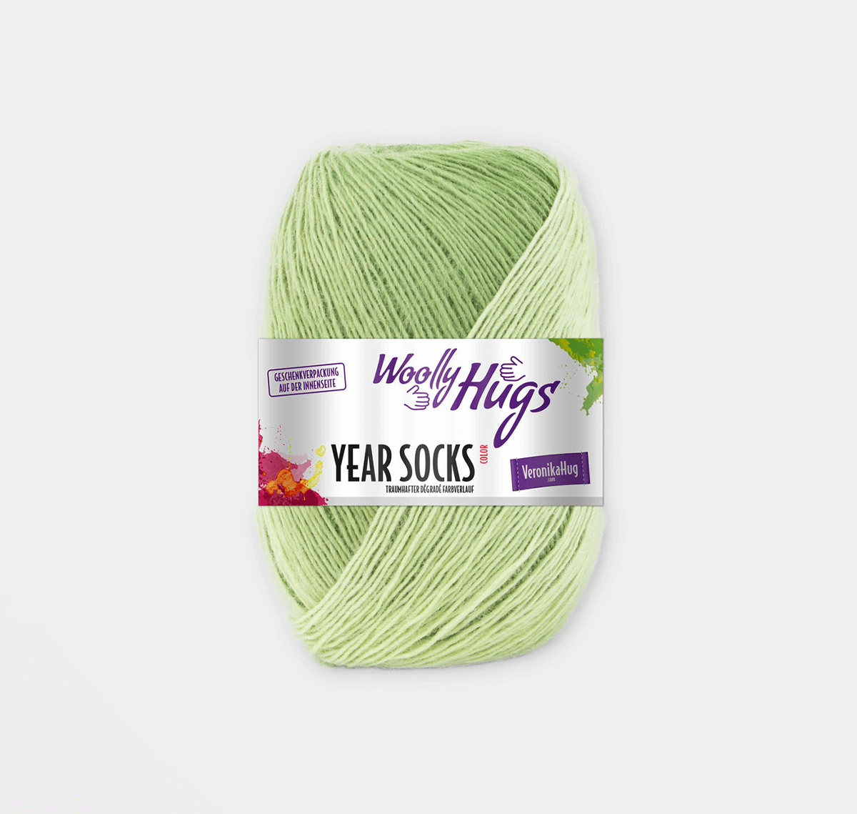 WOLLY HUGS Year Socks Yarn with Degrade Effect 05 | Knitting yarn shop / dzijas veikals