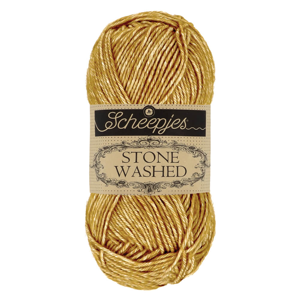 Scheepjes Stone Washed Yarn, 50g 832 Enstatite | Knitting yarn shop / dzijas veikals