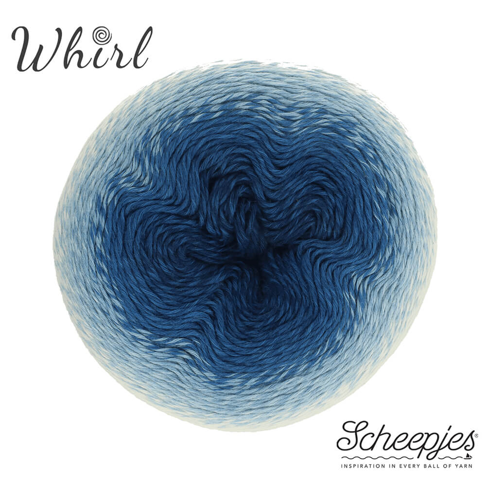 Scheepjes Whirl 1x1000m 553 Indigo Plane | Knitting yarn shop / dzijas veikals