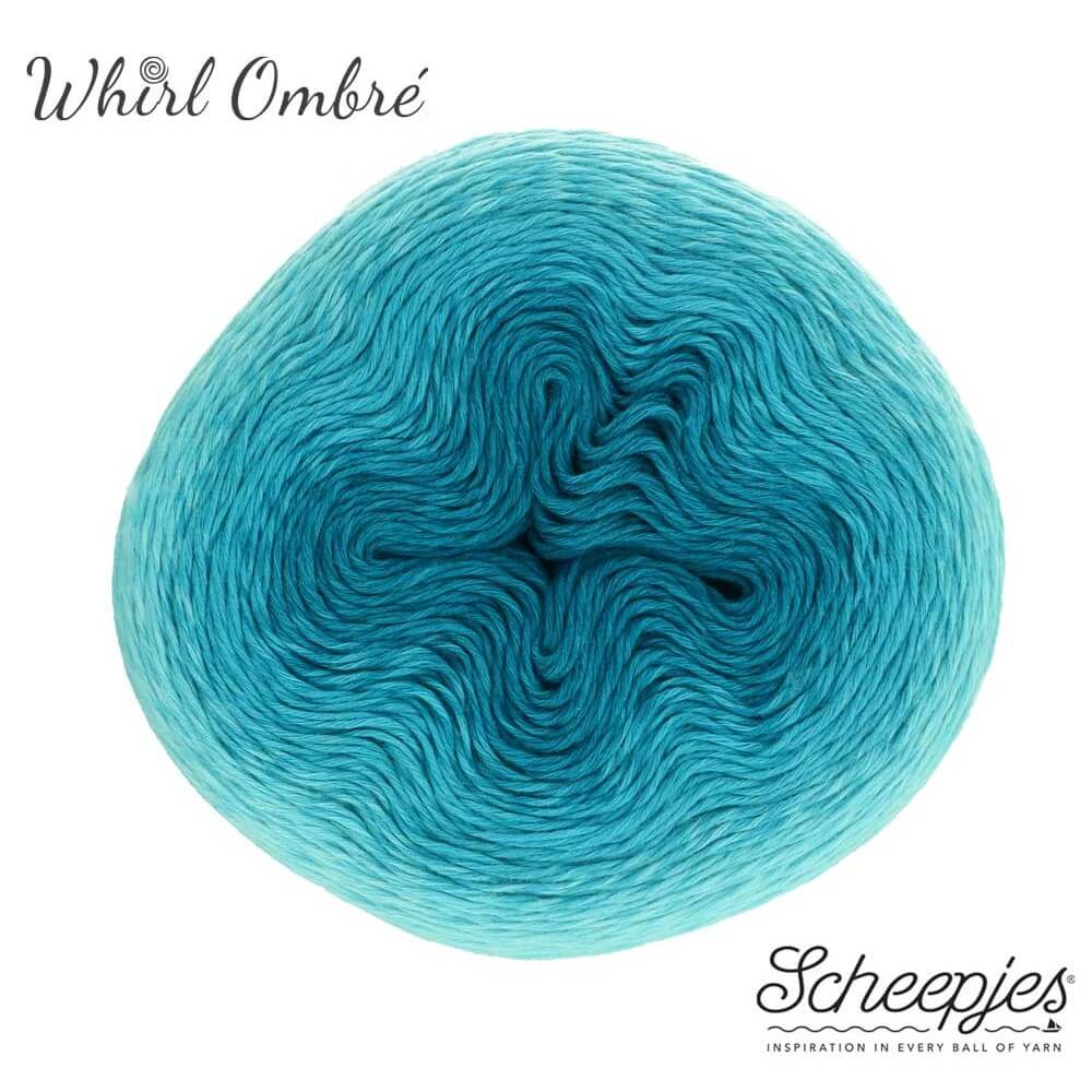 Scheepjes Whirl 1x1000m 559 Turquoise Turntable | Knitting yarn shop / dzijas veikals