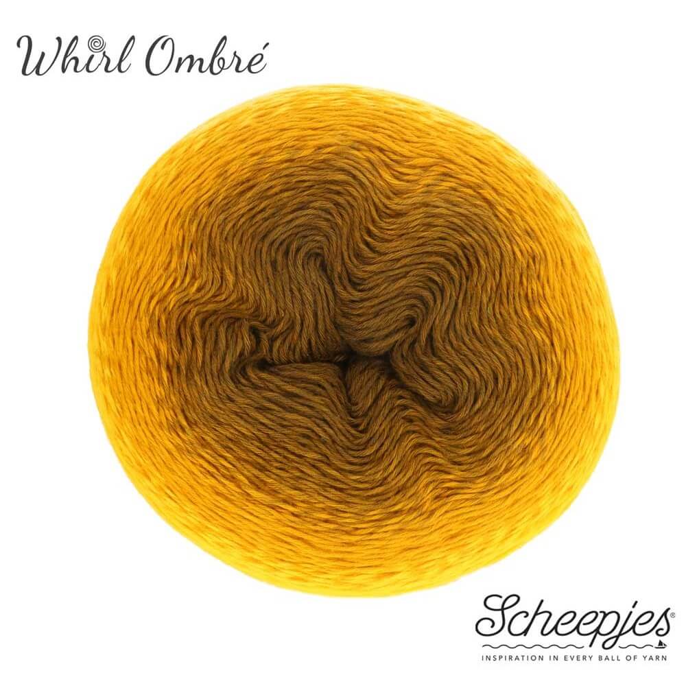 Scheepjes Whirl 1x1000m 564 Golden Glowworm | Knitting yarn shop / dzijas veikals