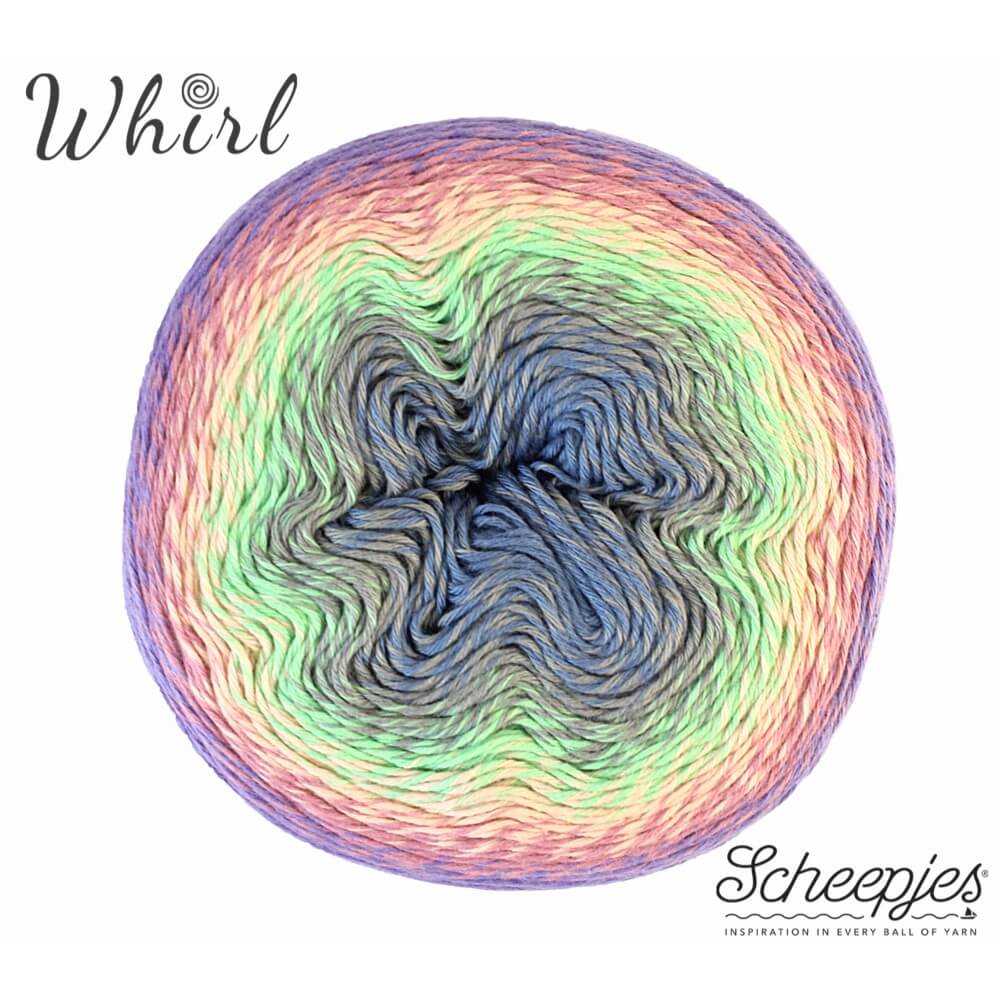 Scheepjes Whirl 1x1000m 762 Popin Candy | Knitting yarn shop / dzijas veikals