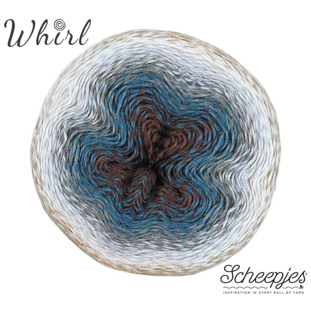 Scheepjes Whirl 1x1000m 766 Mid Morning Mocha'roo | Knitting yarn shop / dzijas veikals