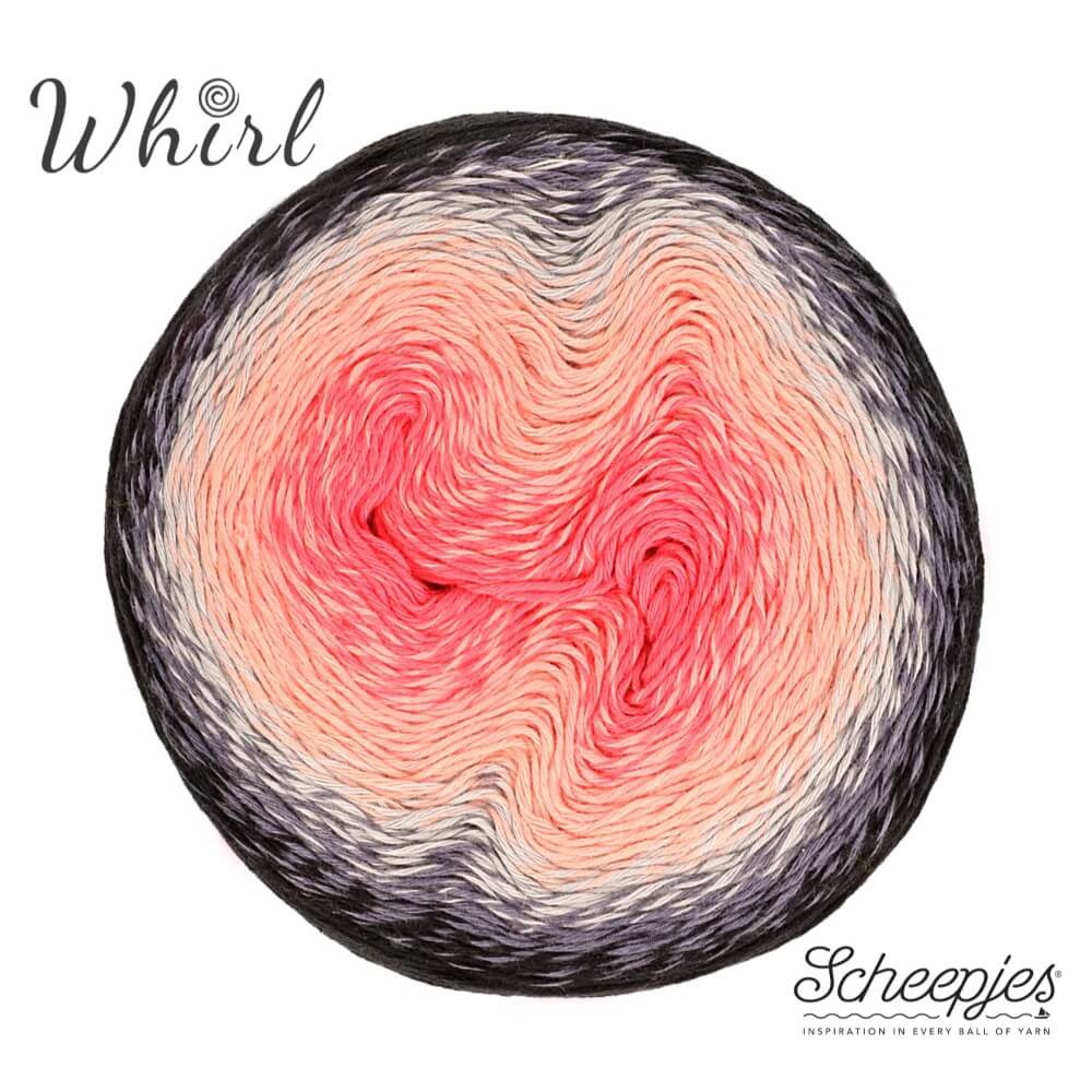 Scheepjes Whirl 1x1000m 784 Watermelon Hell Raiser | Knitting yarn shop / dzijas veikals