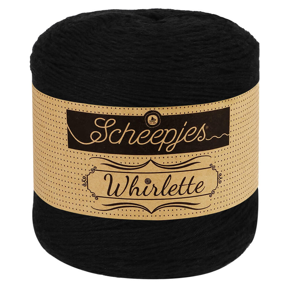 Scheepjes Whirlette 100g 851 Liquorice | Knitting yarn shop / dzijas veikals