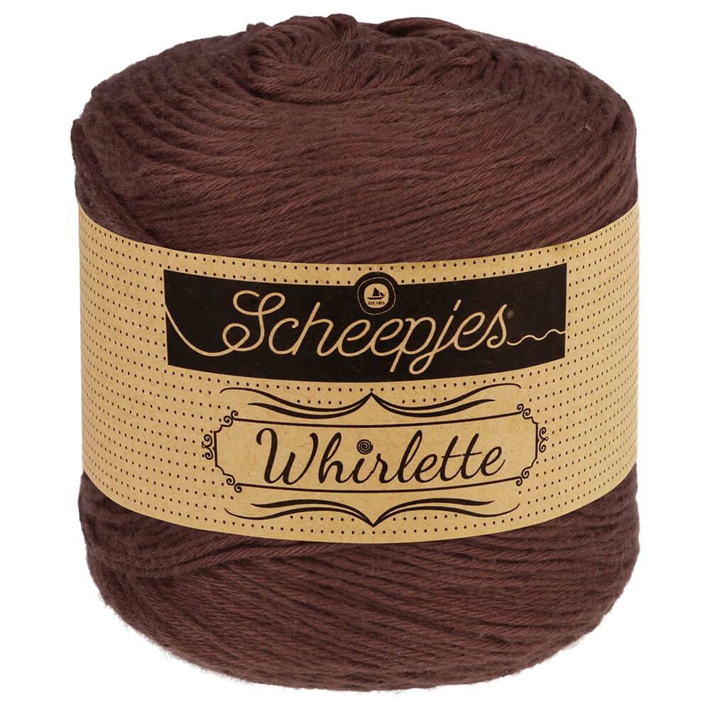 Scheepjes Whirlette 100g 891 Chestnut | Knitting yarn shop / dzijas veikals