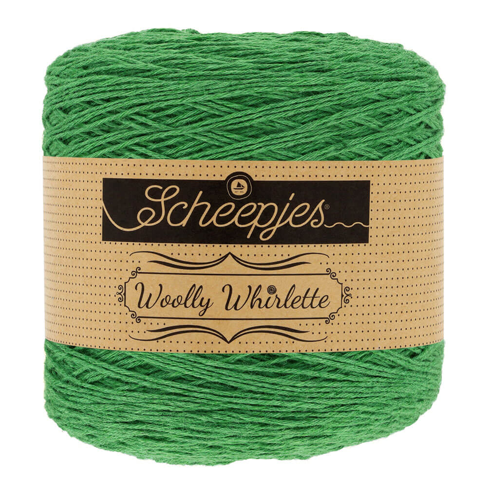 Scheepjes Woolly Whirlette 100g 574 Spearmint | Knitting yarn shop / dzijas veikals
