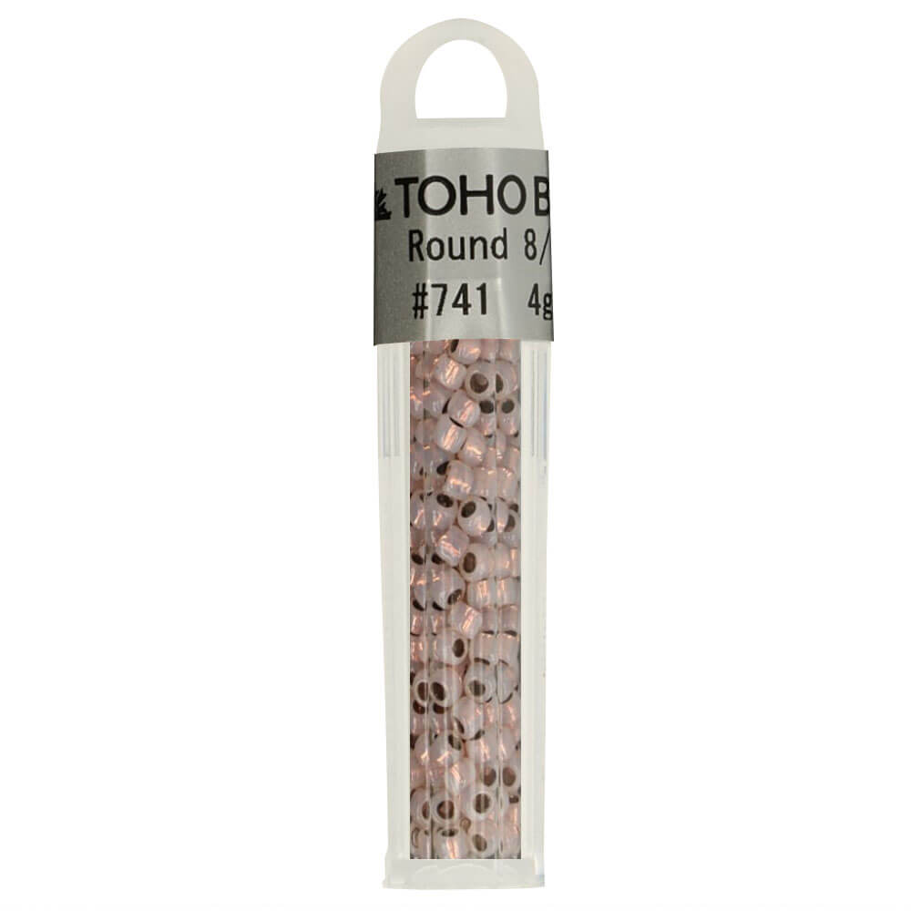 Toho Glass beads round 8 - 0 - 4g , different colours 741 | Knitting yarn shop / dzijas veikals