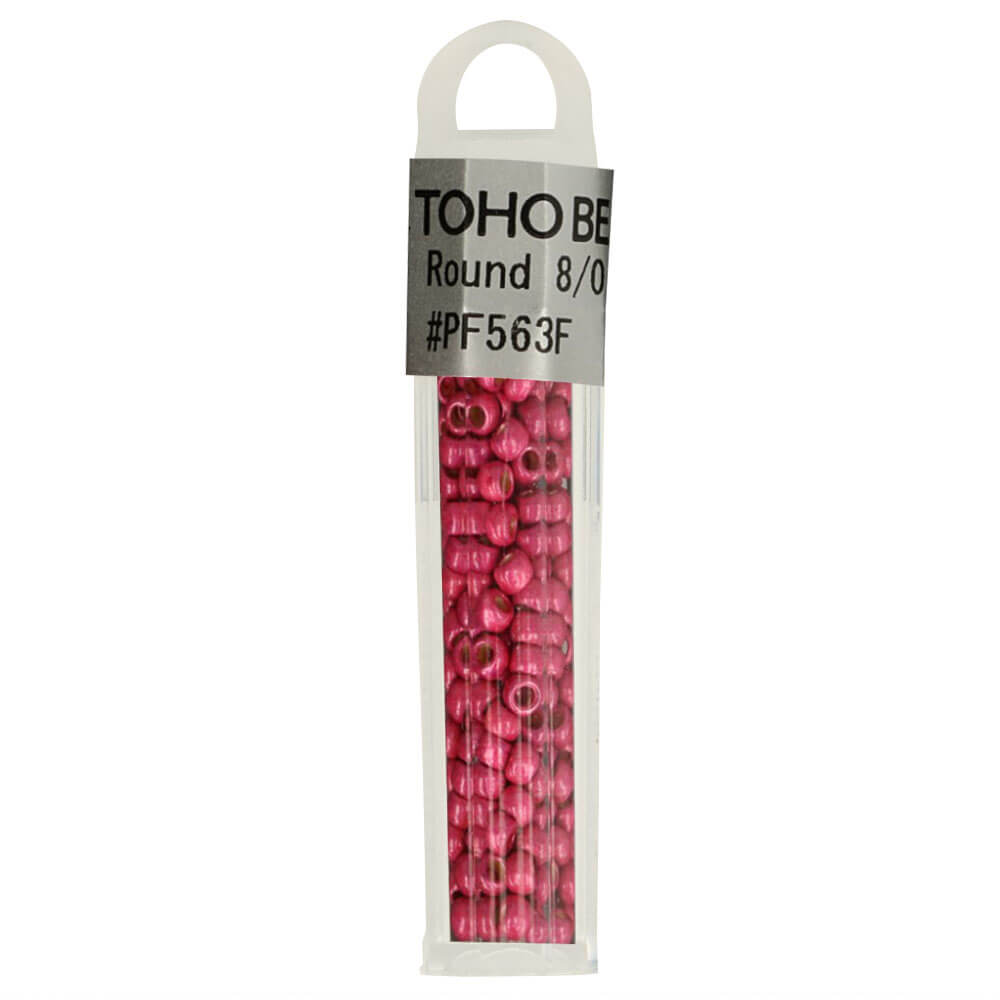 Toho Glass beads round 8 - 0 - 4g , different colours PF563F | Knitting yarn shop / dzijas veikals