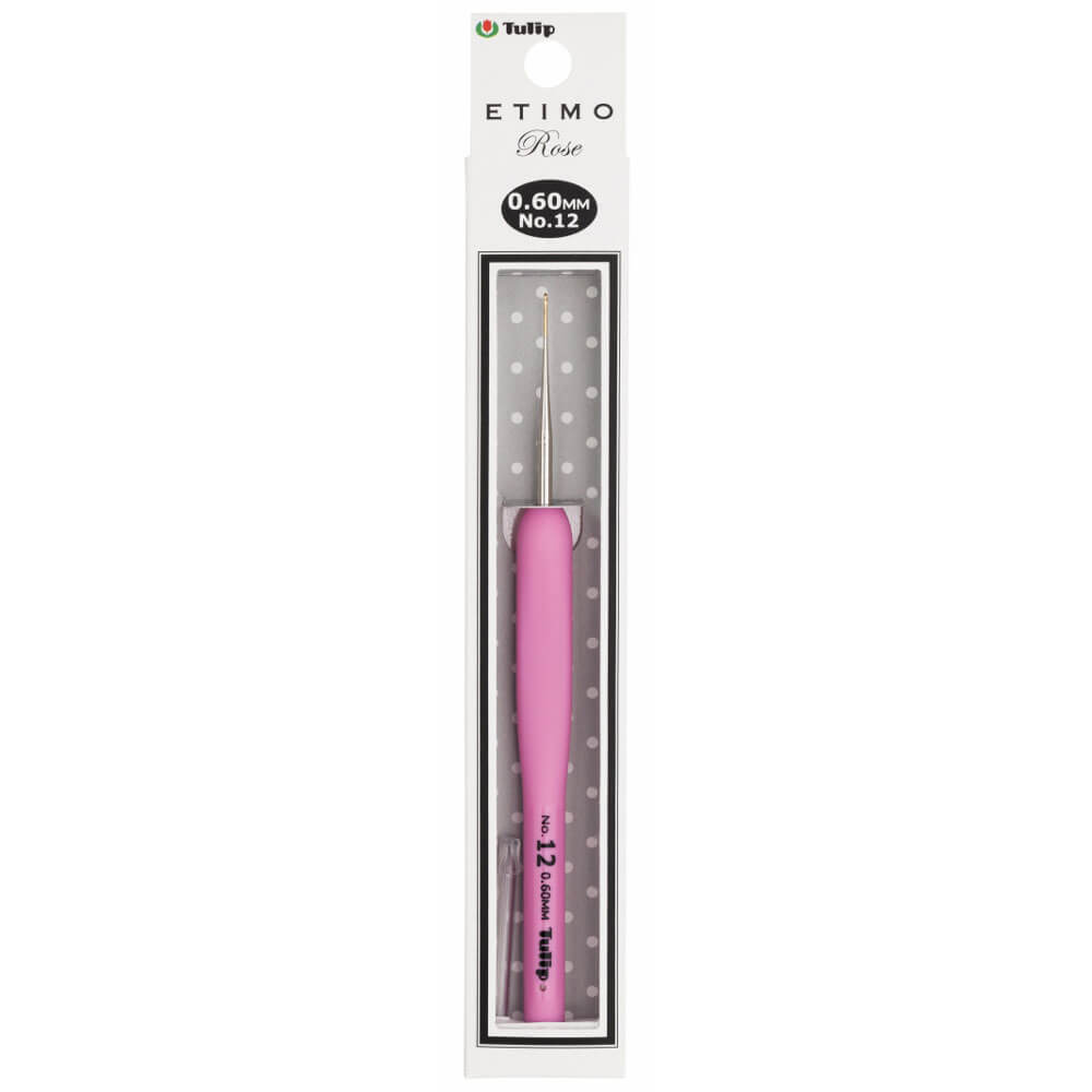 Tulip Etimo Rose crochet hook steel soft grip, sizes from 0.4 mm to 1.75 mm 0.60 | Knitting yarn shop / dzijas veikals