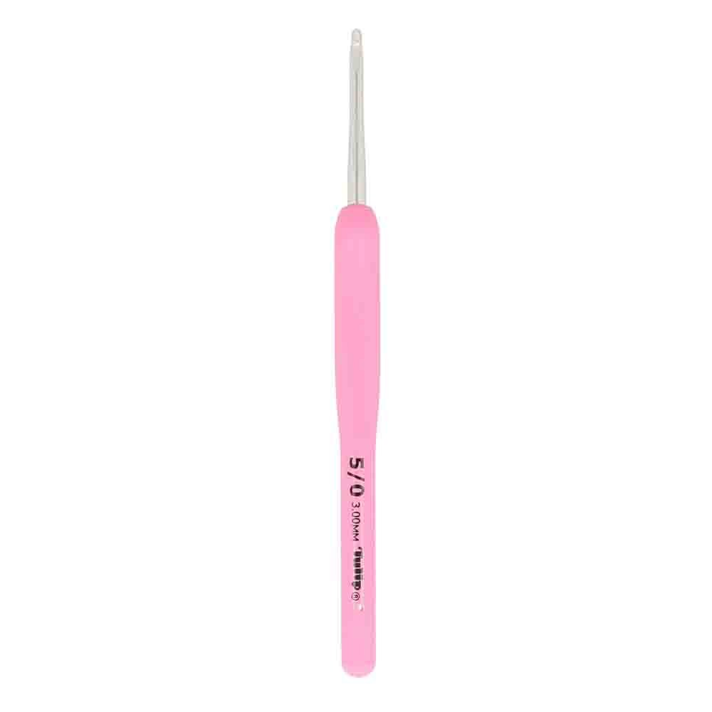 Tulip Etimo Rose crochet hook steel soft grip, sizes from 2.0 mm to 6.5 mm 3.00 | Knitting yarn shop / dzijas veikals