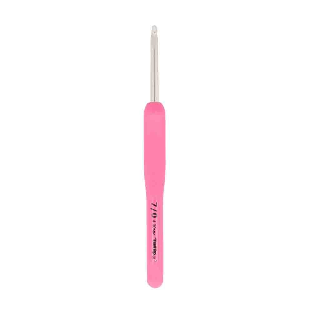 Tulip Etimo Rose crochet hook steel soft grip, sizes from 2.0 mm to 6.5 mm 4.00 | Knitting yarn shop / dzijas veikals