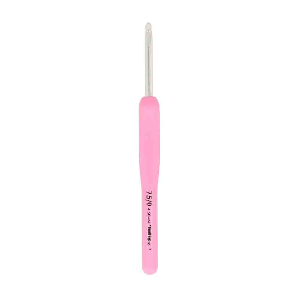 Tulip Etimo Rose crochet hook steel soft grip, sizes from 2.0 mm to 6.5 mm 4.50 | Knitting yarn shop / dzijas veikals