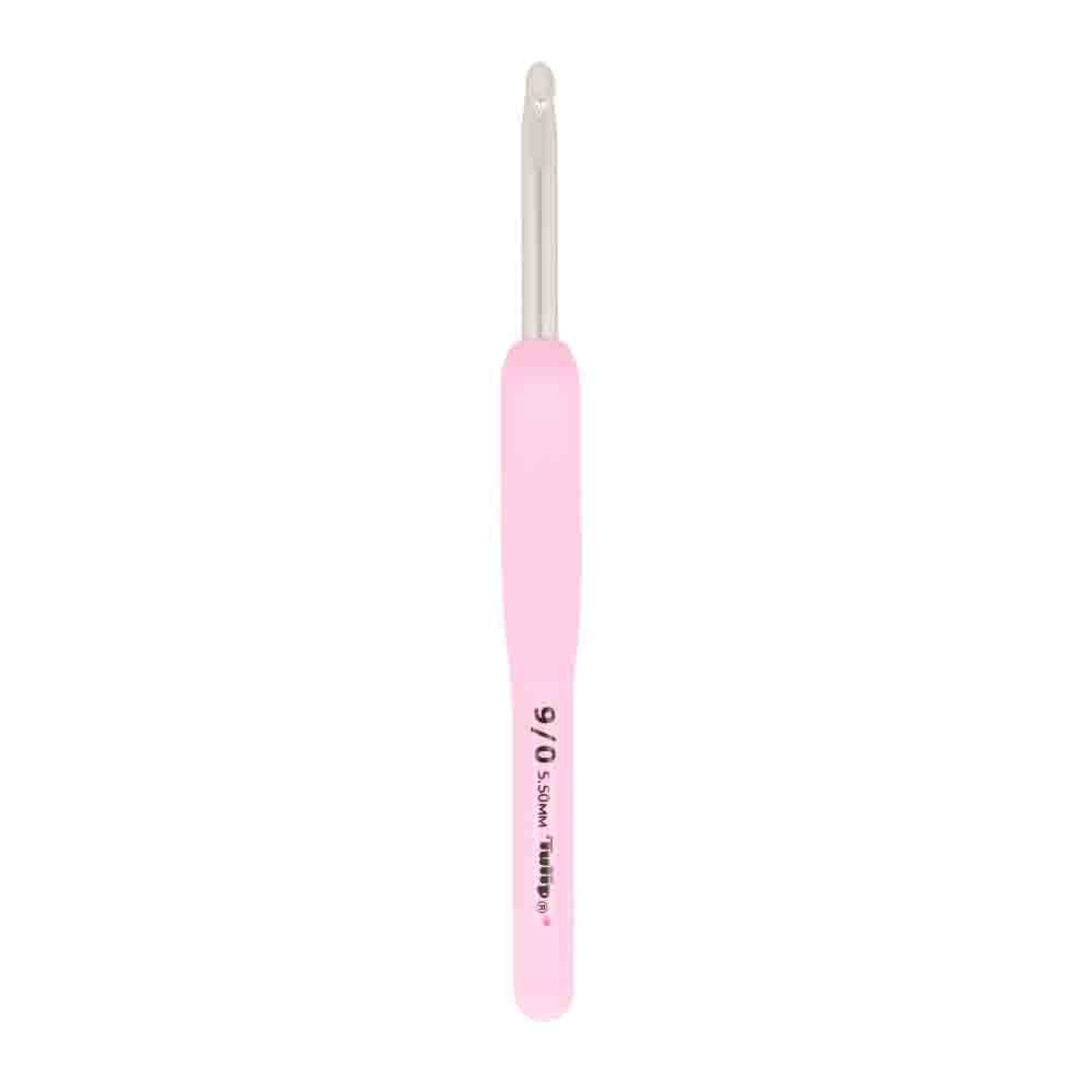 Tulip Etimo Rose crochet hook steel soft grip, sizes from 2.0 mm to 6.5 mm 5.50 | Knitting yarn shop / dzijas veikals