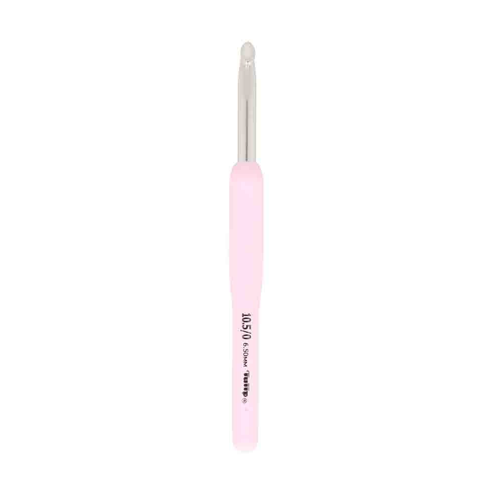Tulip Etimo Rose crochet hook steel soft grip, sizes from 2.0 mm to 6.5 mm 6.50 | Knitting yarn shop / dzijas veikals