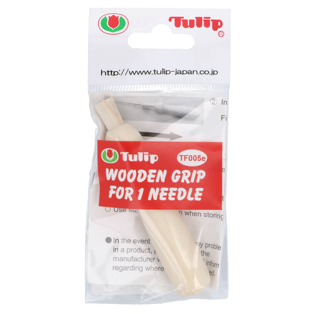 Tulip Wooden grip for 1 needle | Knitting yarn shop / dzijas veikals